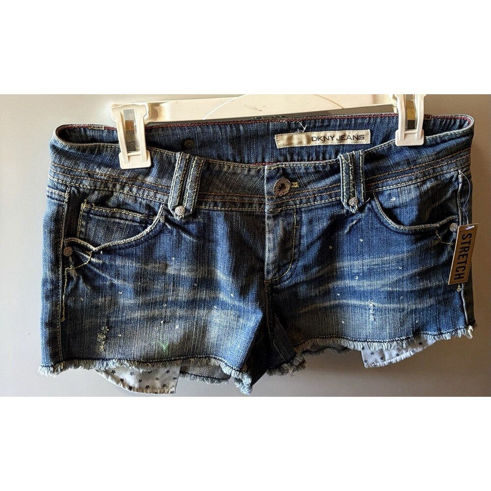 Jrs DKNY Jean Shorts Size 28 B5 NWT